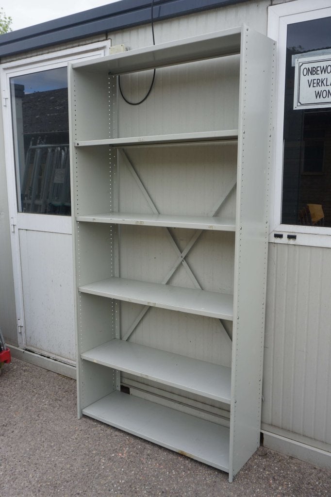 Metalen stellingkast stalen kast gereedschapskast garagekast, Gebruikt, Niet ingevuld, Niet ingevuld, Ophalen