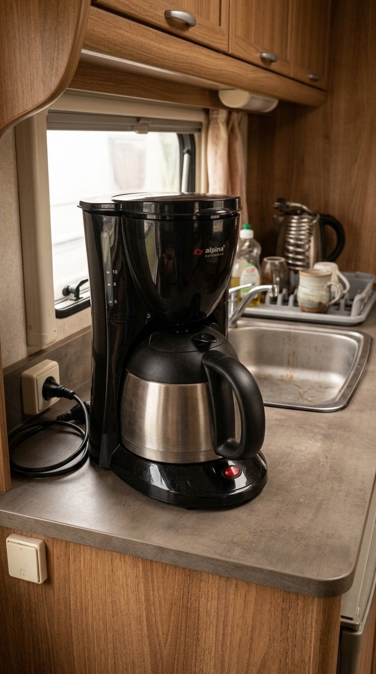 OPRUIMING - Alpina filterkoffiezetapparaat met thermoskan, Witgoed en Apparatuur, Overige modellen, Gemalen koffie, Ophalen of Verzenden