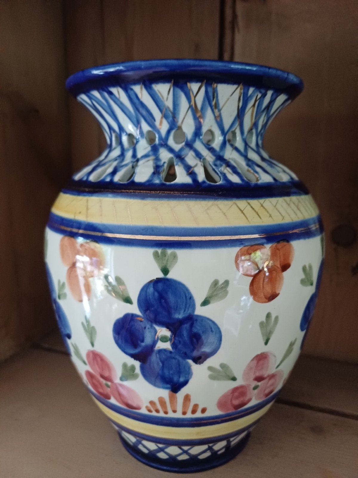 Gouda aardewerk vaas, Ophalen of Verzenden