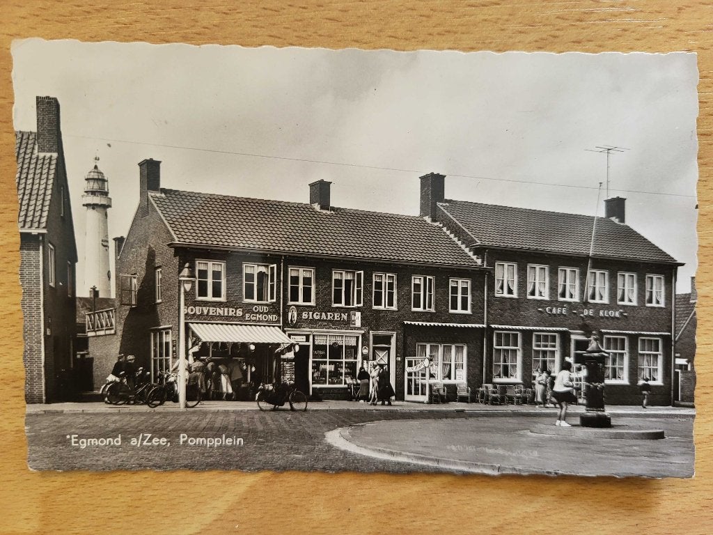 ansicht EGMOND Pompplein, Ophalen of Verzenden, Voor 1920, Noord-Holland