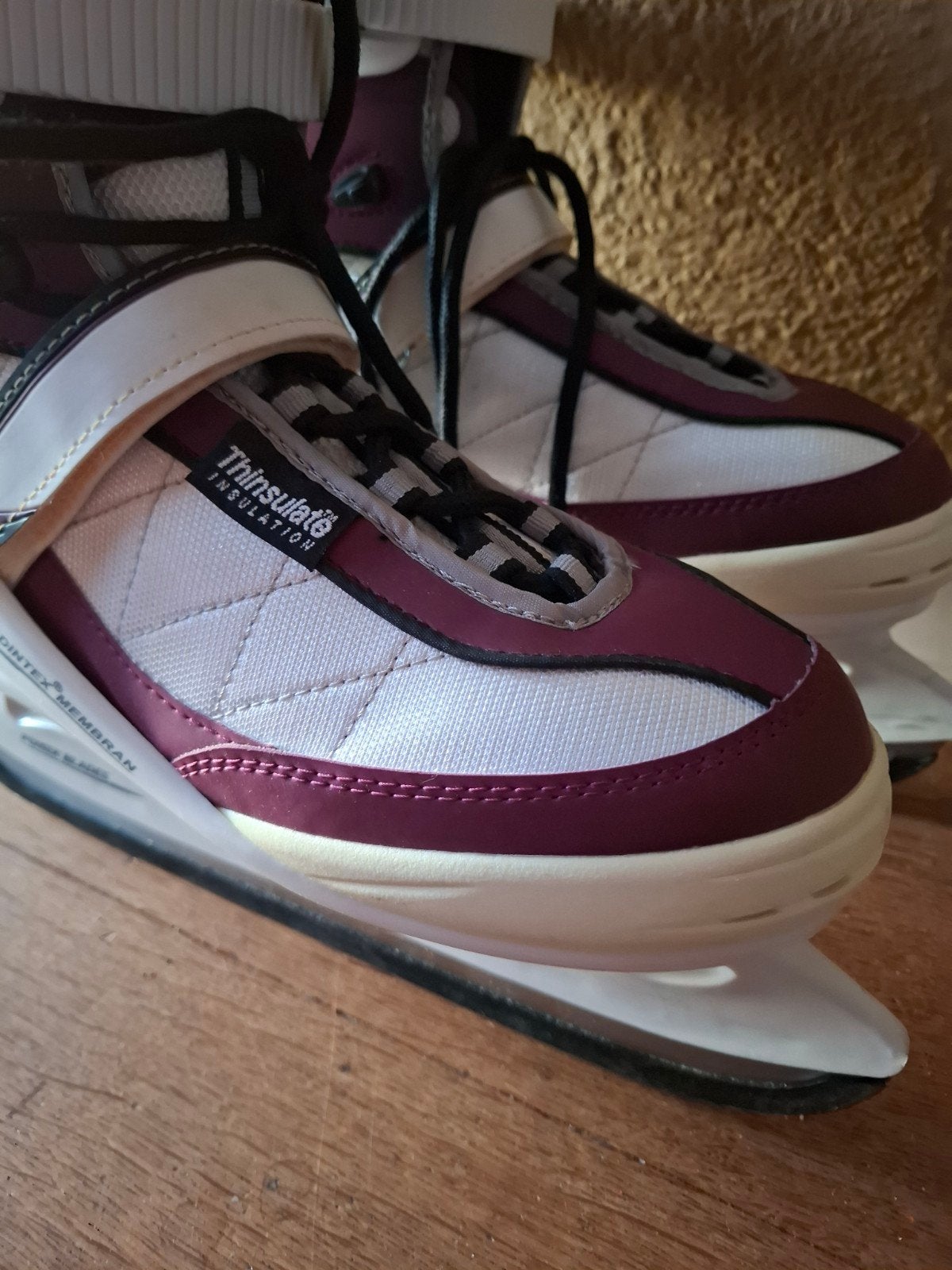 schaatsen maat 40 paars wit, Sport en Fitness, Overige merken, Ophalen of Verzenden, Zo goed als nieuw, IJshockeyschaatsen