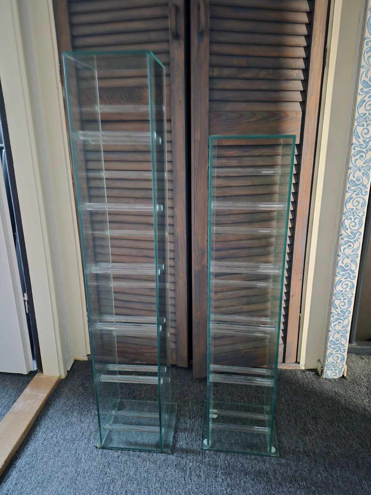 2 cd rekken, Ophalen, Glas, Cd's