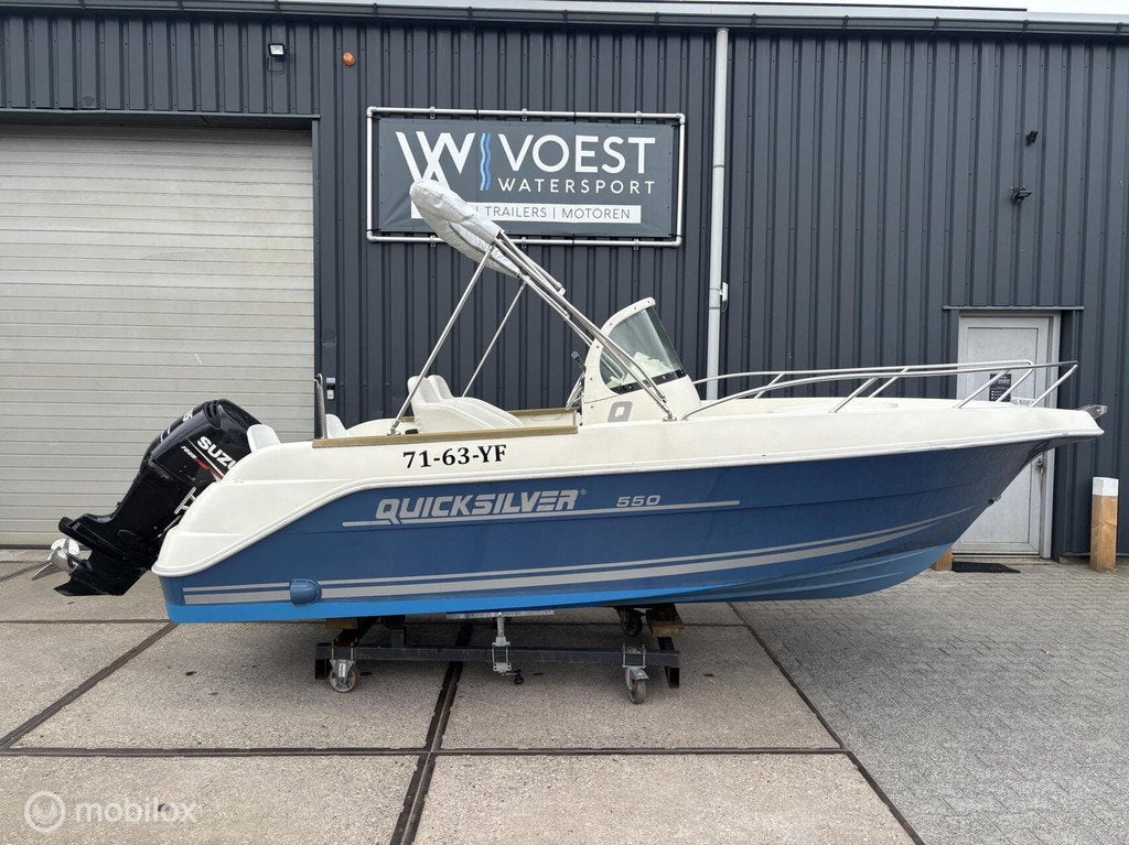 QuickSilver 550 console boot / 115 PK Suzuki (2012), Watersport en Boten, Vis- en Consoleboten, Overige brandstoffen, 70 pk of meer