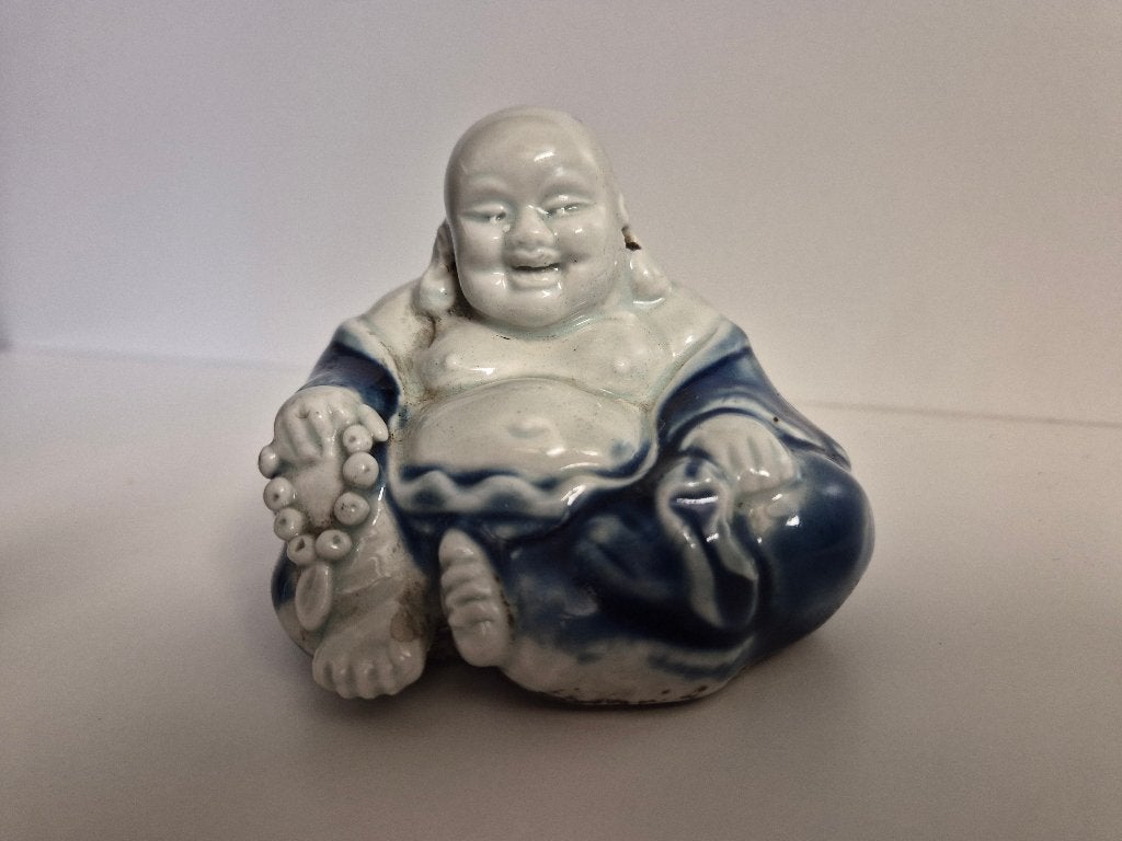 Vintage boedha beeldje, Ophalen of Verzenden, Zo goed als nieuw, Mens