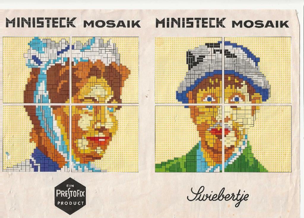 Voorbeeldplaten van ministeck bromsnor saartje en swiebertje, Ophalen of Verzenden, Zo goed als nieuw