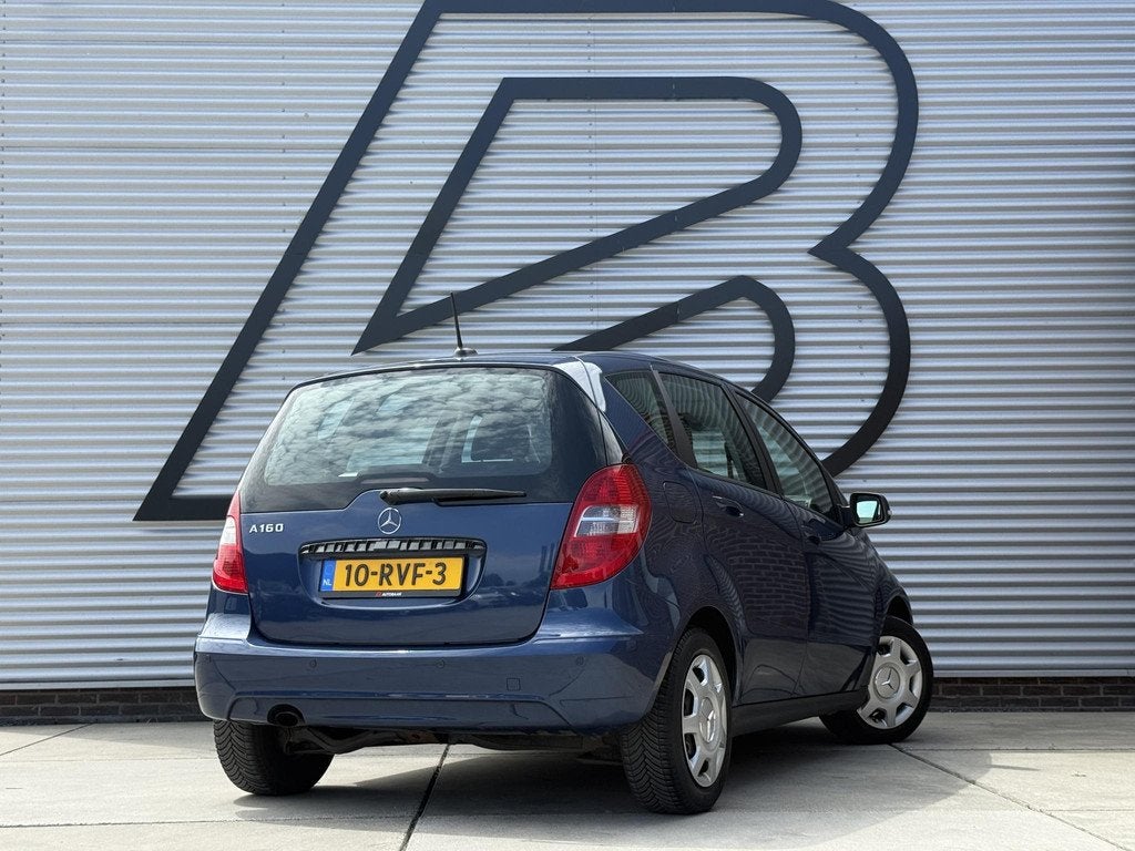 Mercedes-Benz A-klasse 160 BlueEFFICIENCY Business Class Air, Stof, Blauw, 49 €/maand, Origineel Nederlands