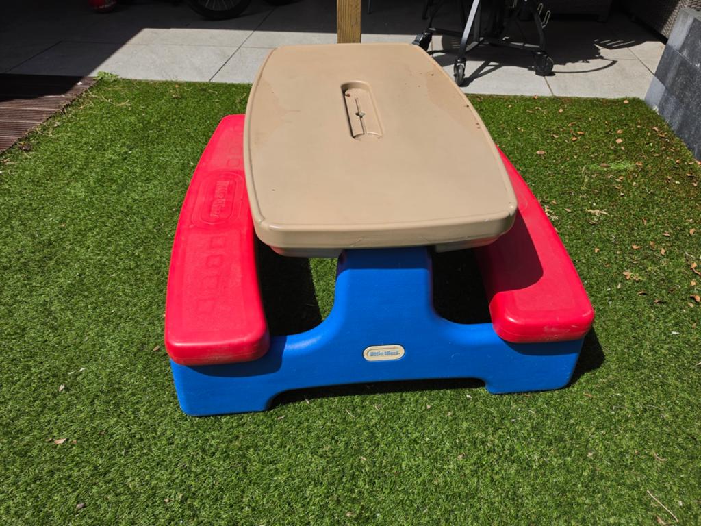 Little Tikes Picknicktafel, Ophalen