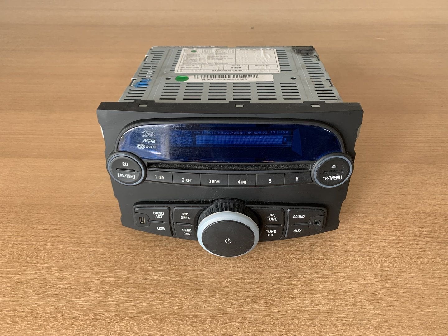 Autoradio / radio Chevrolet Spark M300 vanaf 2009 95986359, Auto diversen, Gebruikt, -, -, Ophalen of Verzenden