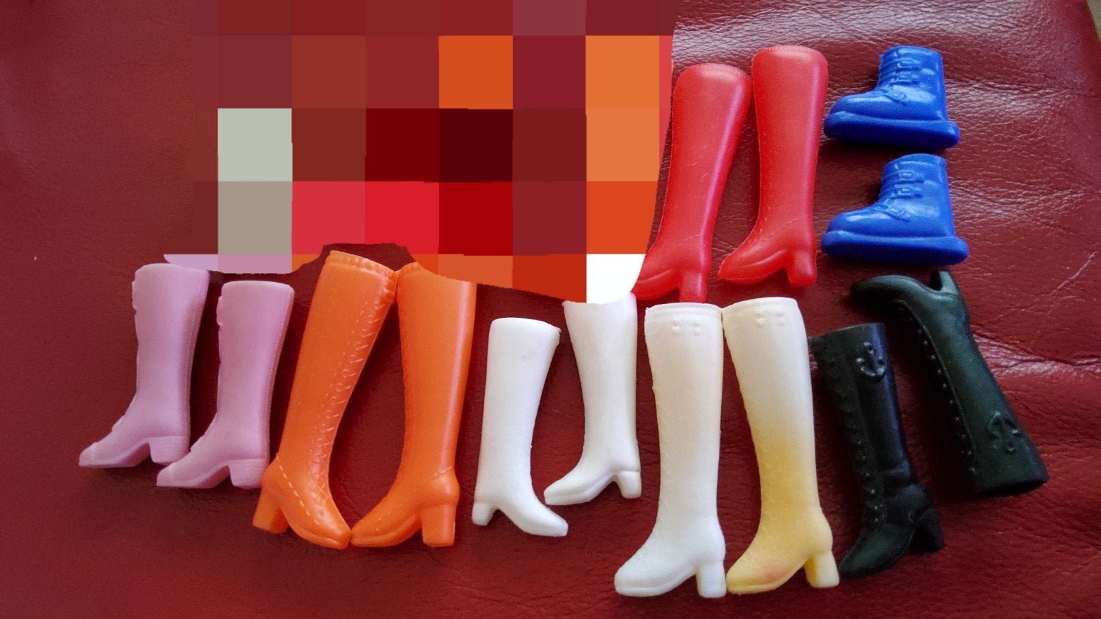Vintage Barbie Daisy Tienerpop Laarzen schoenen., Ophalen of Verzenden
