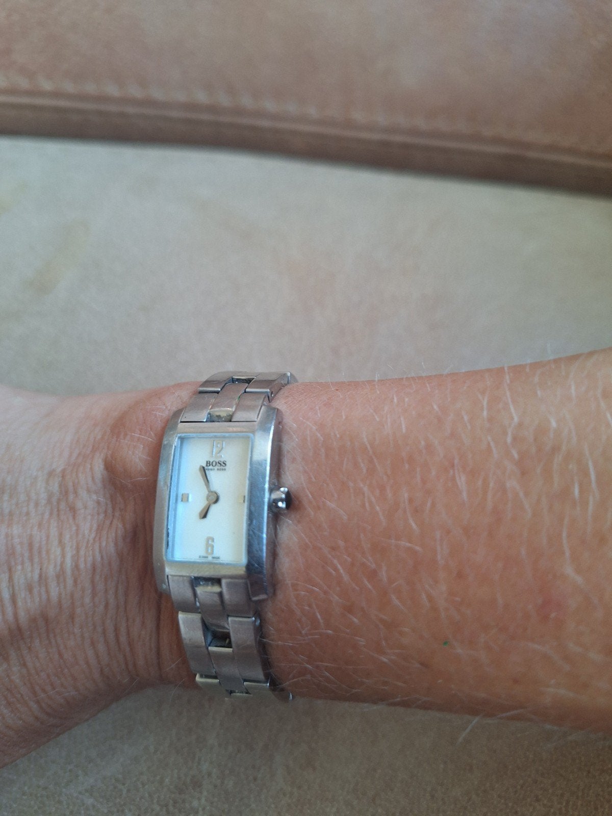 Stijlvol BOSS Hugo Boss dameshorloge, Sieraden, Tassen en Uiterlijk, Horloges | Dames, Overige merken, Staal, Gebruikt, Staal