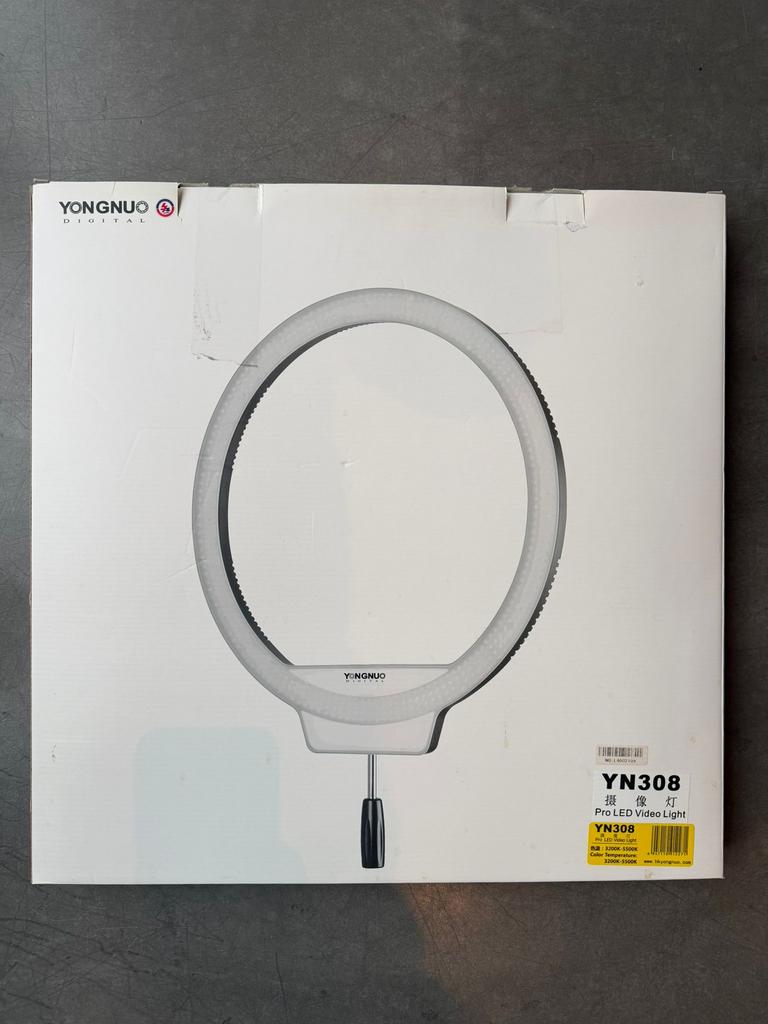 Youngnuo YN308 Ring Lamp met afstandsbediening - nieuw, Ophalen, Nieuw, Lamp of Flitsset
