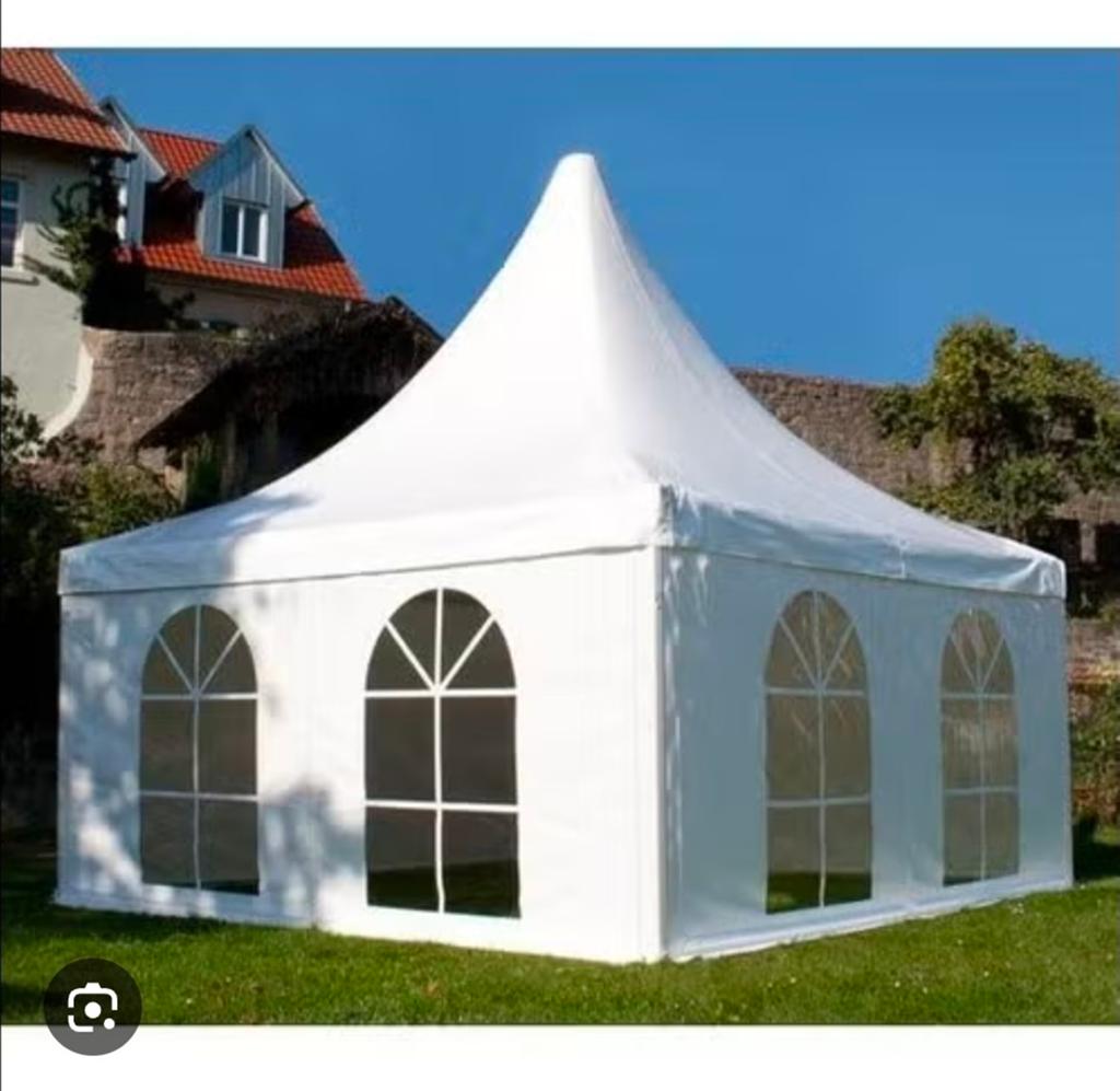 Partytent / Pagodetent - Cremewit 4x4, Caravans en Kamperen, Ophalen, Zo goed als nieuw