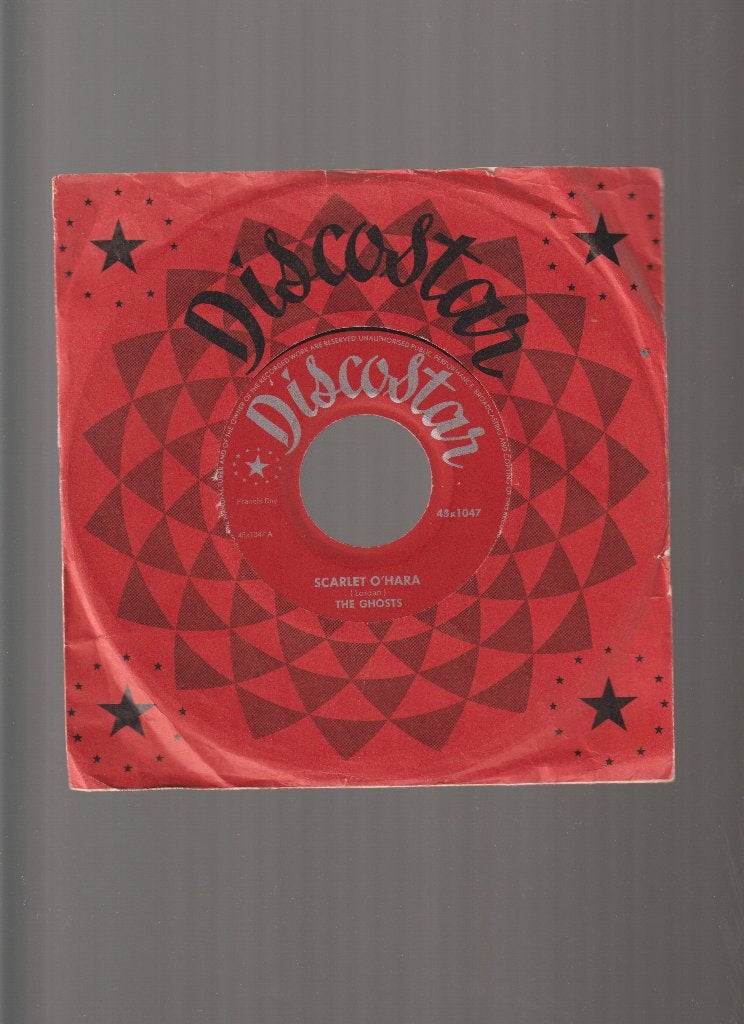 THE  GHOSTS  --  SCARLET  O'HARA, Verzenden, Originele persing, 7 inch, Zo goed als nieuw