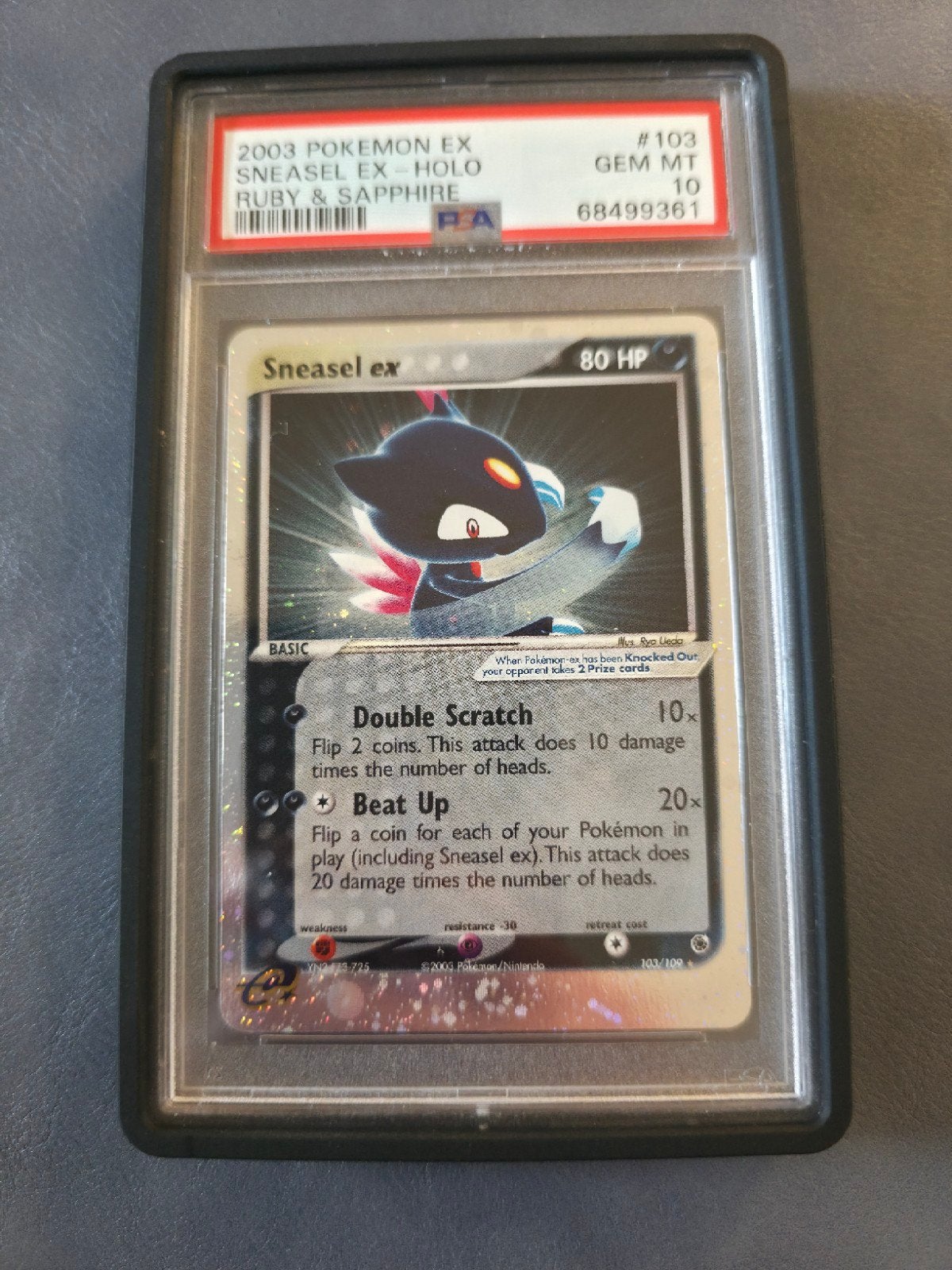 Sneasel EX PSA 10, Ophalen of Verzenden
