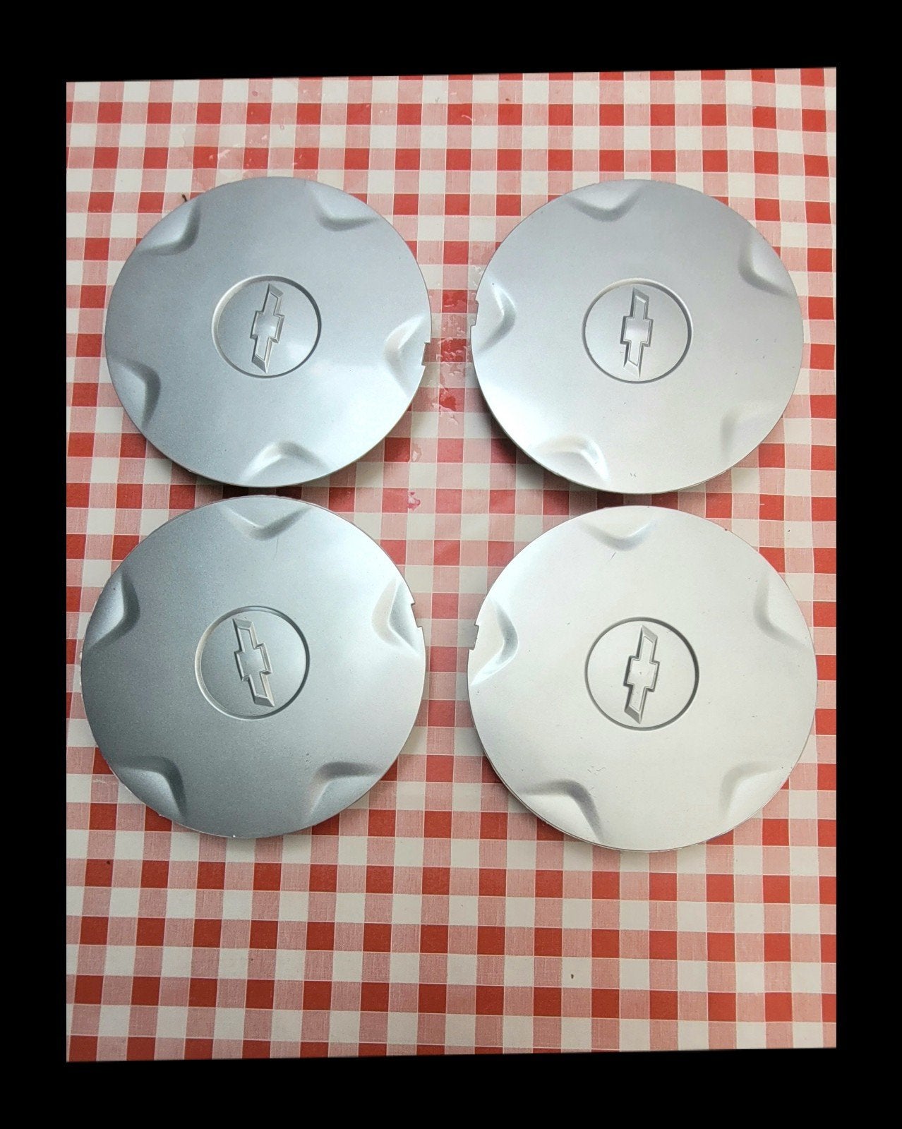 Set van 4 Chevrolet Spark wieldoppen - Gebruikt, Ophalen of Verzenden, Gebruikt, Chevrolet