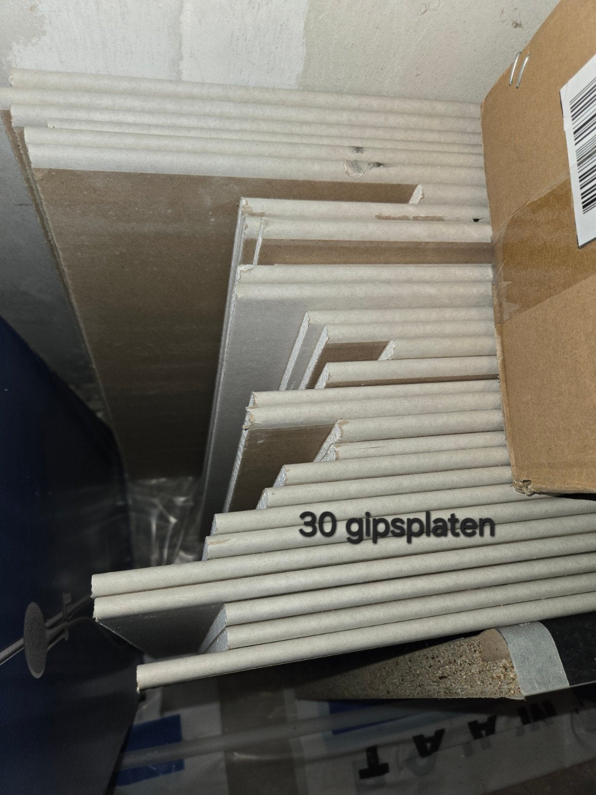 30 gipsplaten - Ideaal voor wanden en plafonds, Doe-het-zelf en Verbouw, Platen en Panelen, Ophalen of Verzenden