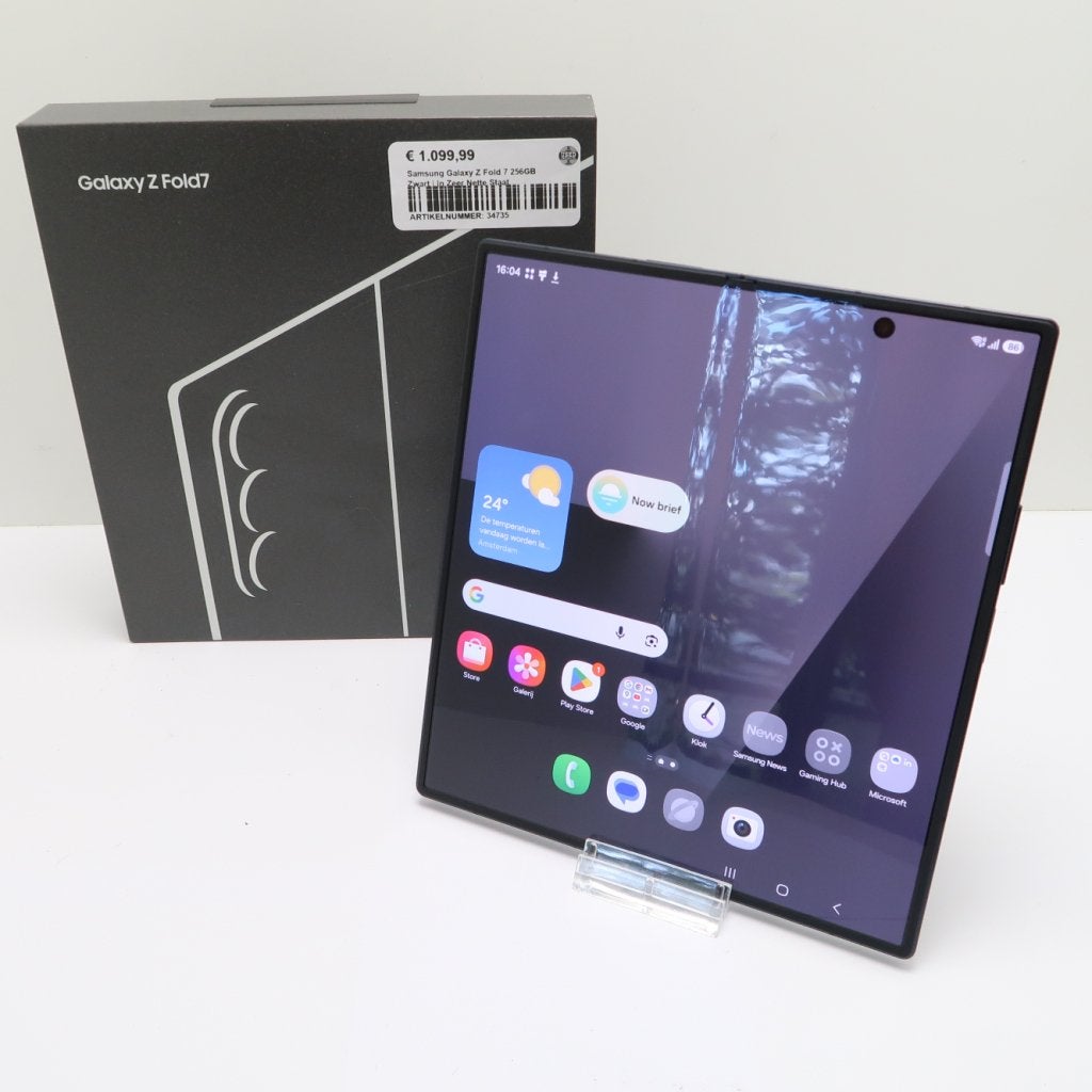 Samsung Galaxy Z Fold 7 256GB Zwart | In Zeer Nette Staat, Samsung, Zo goed als nieuw, Support@Samsung.com, 129, Samsung-ro, Yeongtong-gu
Suwon-si, Gyeonggi-do 16677
South Korea