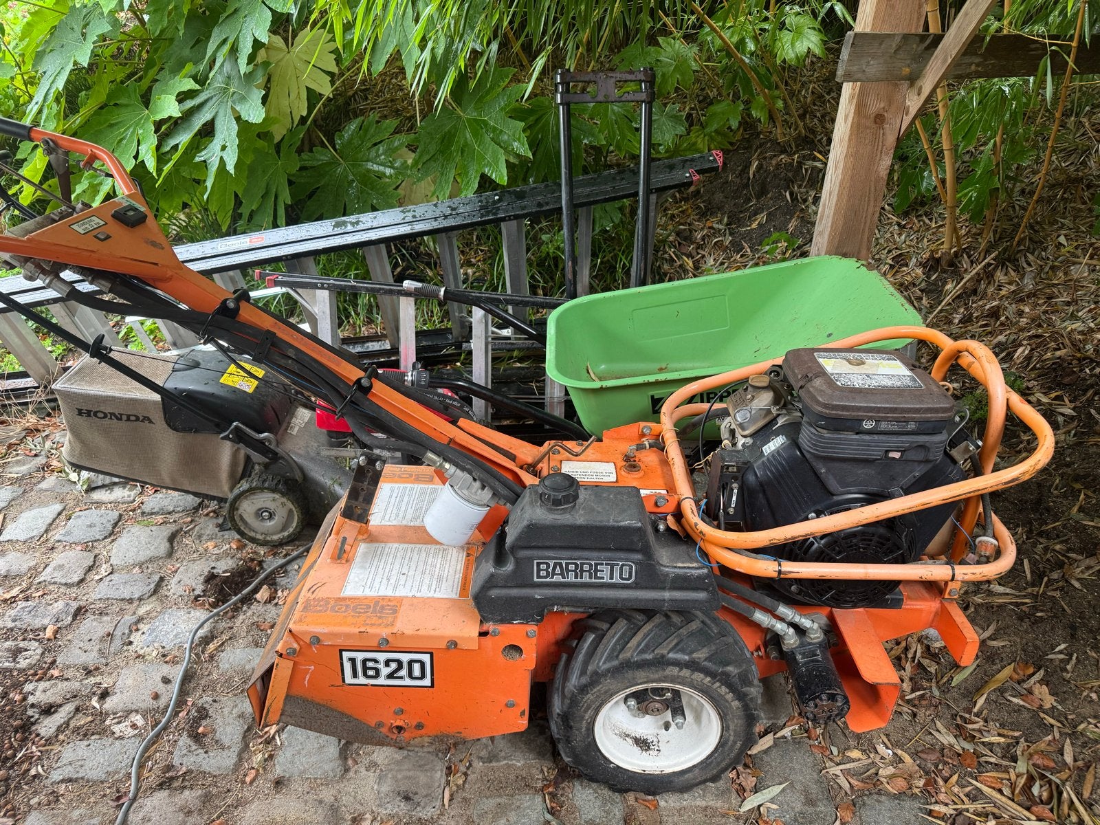Barreto 1620 Mini Roterende Grondfrees, Ophalen, Gebruikt