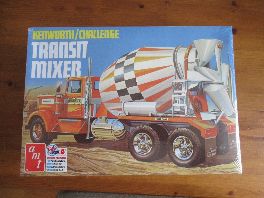 Kenworth/Challenge Transit Mixer (AMT 1/25), Overige merken, Groter dan 1:32, Nieuw, Ophalen of Verzenden