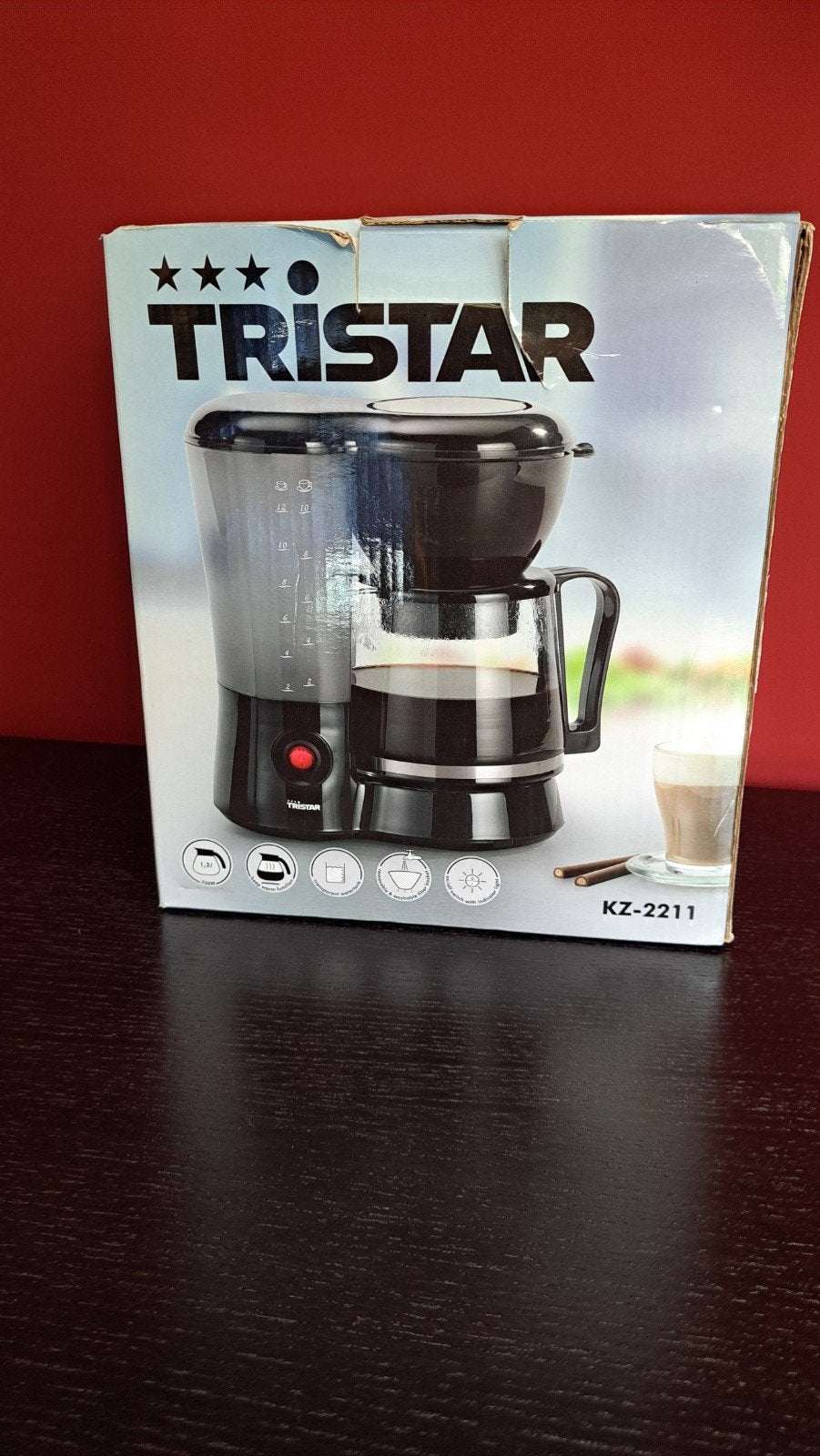 Tristar Koffiezetapparaat KZ-2211 - Zo goed als nieuw, Ophalen, 10 kopjes of meer, Koffiemachine, Gemalen koffie