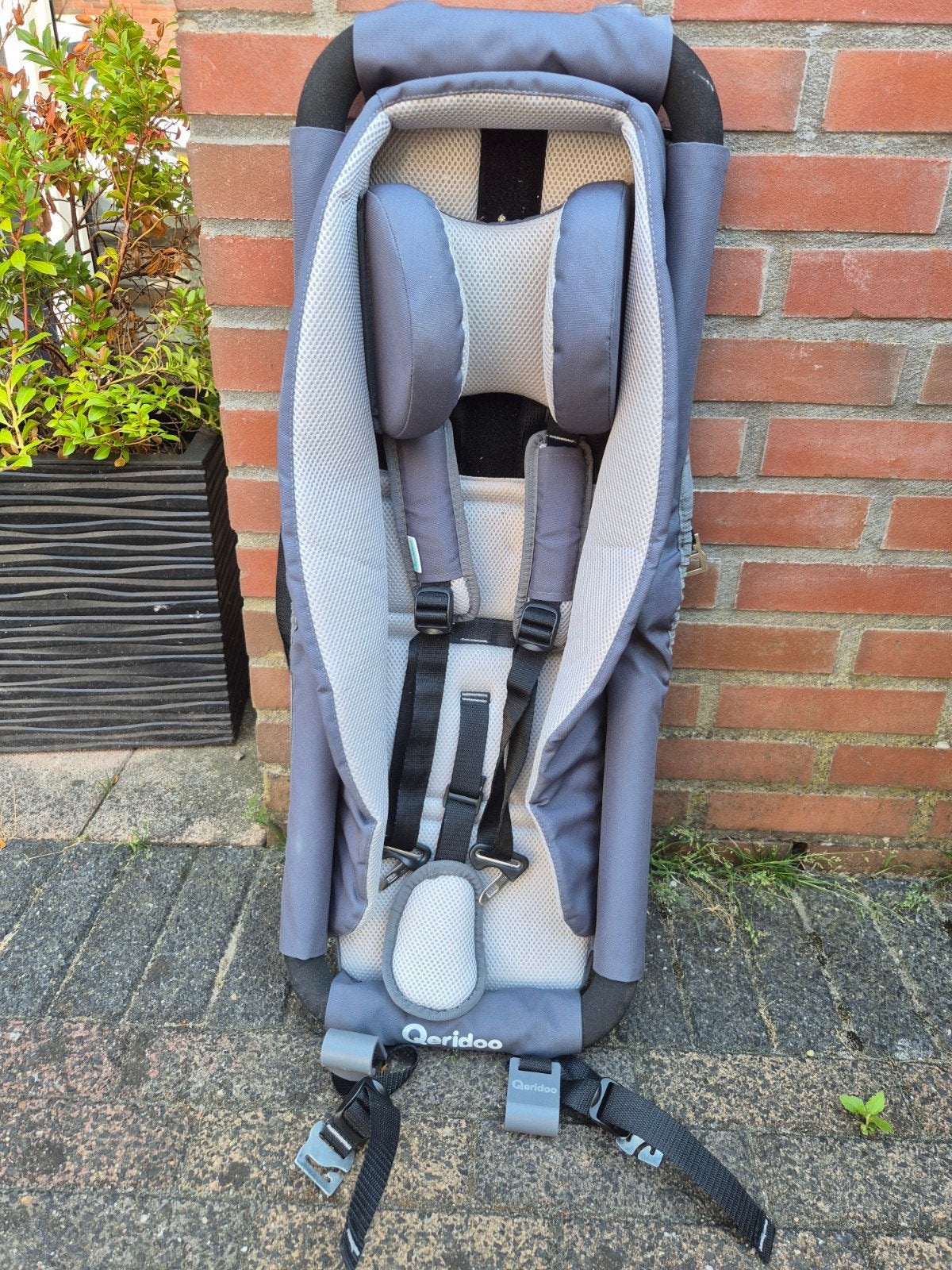 Babyinzet fietskar Qeridoo incl. bevestiging voor Thule, Ophalen, Gebruikt, Minder dan 20 kg, Kinderkar