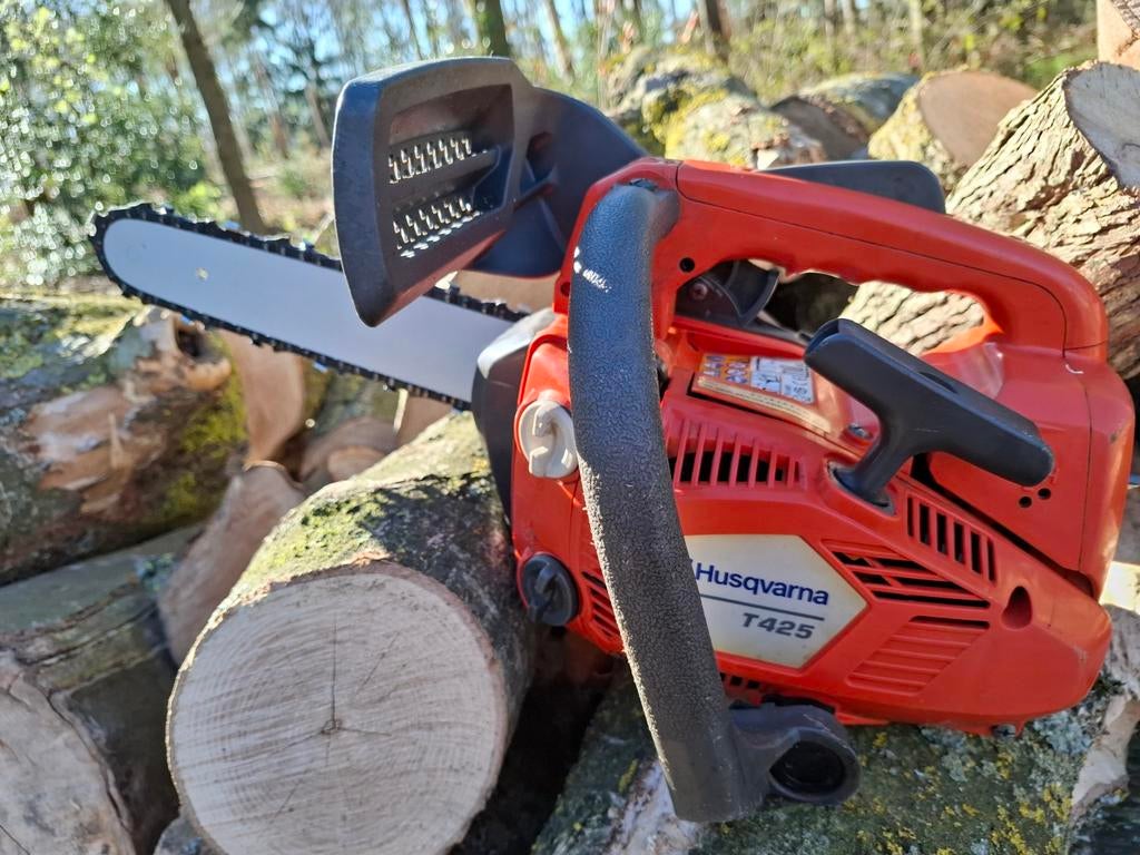 Husqvarna T425 tophandle kettingzaag, Tuin en Terras, Hand-tuingereedschap, Ophalen of Verzenden, Zo goed als nieuw, Husqvarna