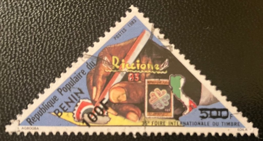 Benin Michelnr 889 gestempeld, Verzenden, Overige landen, Gestempeld