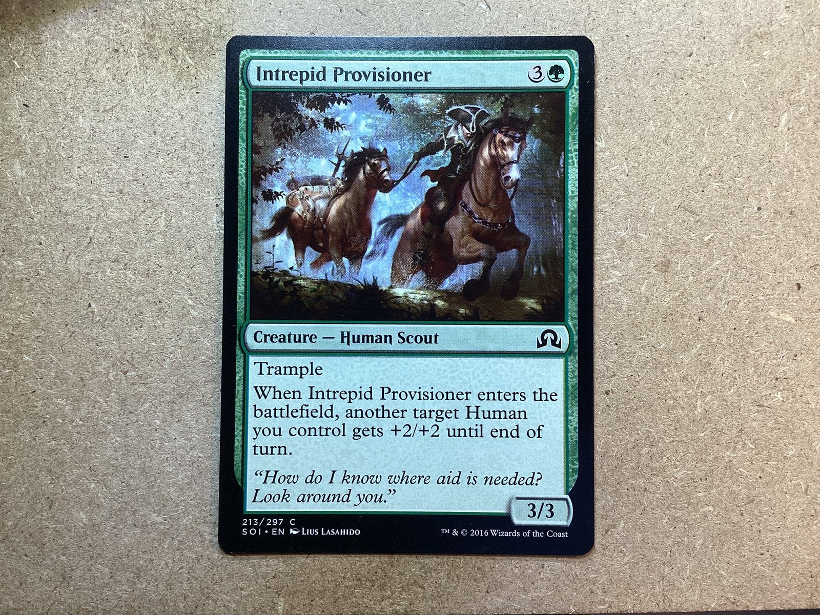 1x Intrepid Provisioner [213/297] (Excellent), Ophalen of Verzenden, Zo goed als nieuw, Losse kaart
