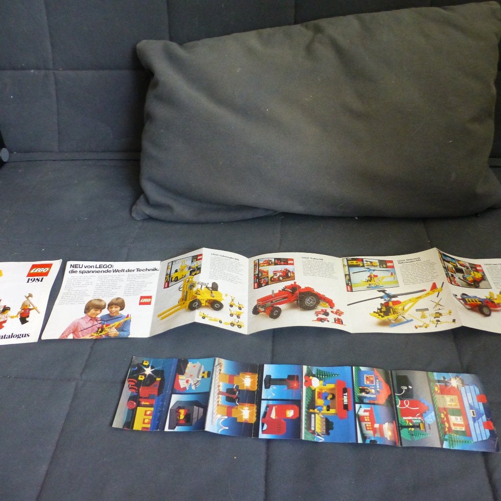2 Lego folders uit 1978 in de Duitse taal, Ophalen of Verzenden, Zo goed als nieuw, Overige typen, Lego