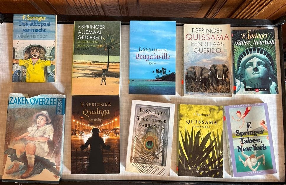 10 boeken van F. Springer - diverse titels, Boeken, Ophalen of Verzenden, Gelezen