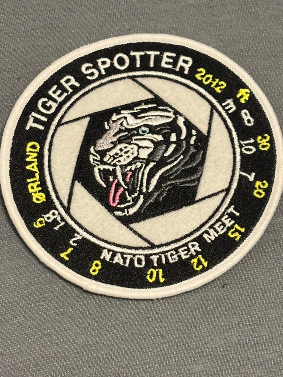 Embleem tiger spotter NTM 2012, Verzenden, Luchtmacht, Overige gebieden, Embleem of Badge