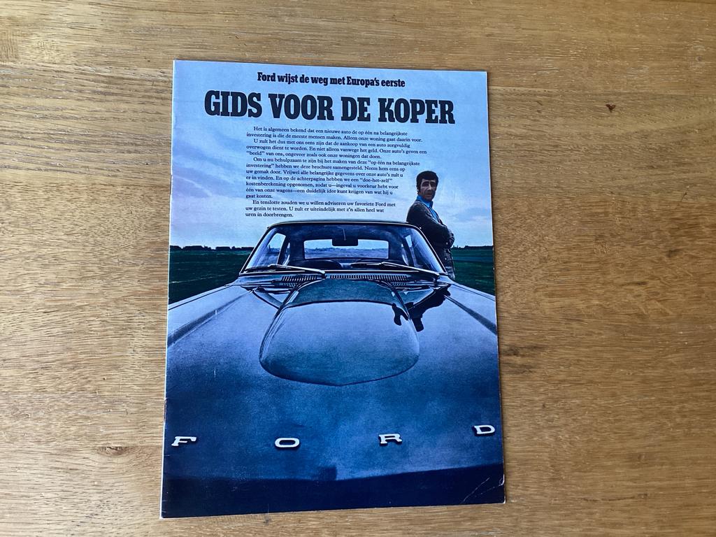 Ford Gids voor de Koper - Oldtimer Brochure, Ophalen of Verzenden, Zo goed als nieuw, Ford