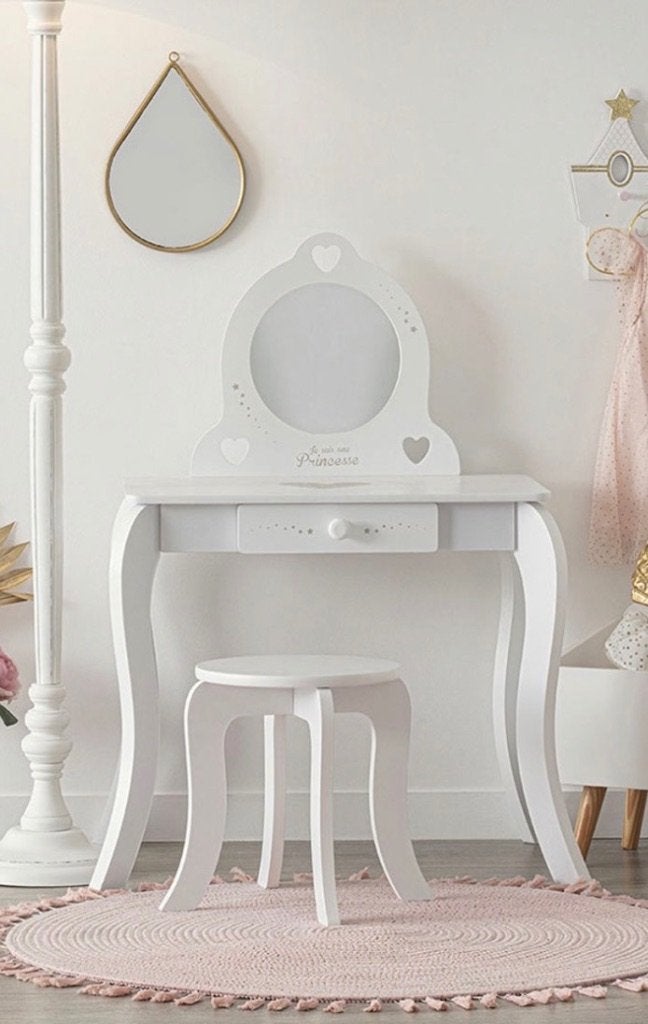 Princess Kaptafel Gratis, Huis en Inrichting, Tafels | Kaptafels, Ophalen, Gebruikt, 50 tot 100 cm, Minder dan 100 cm