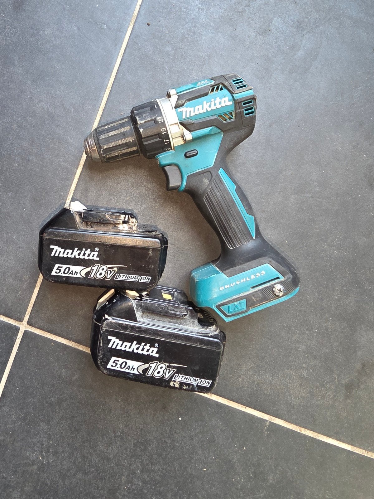 Makita DDF484 Boor- en Schroefmachine met 2x 5.0Ah accu's, Ophalen of Verzenden, Gebruikt, Boor- en Schroefmachine