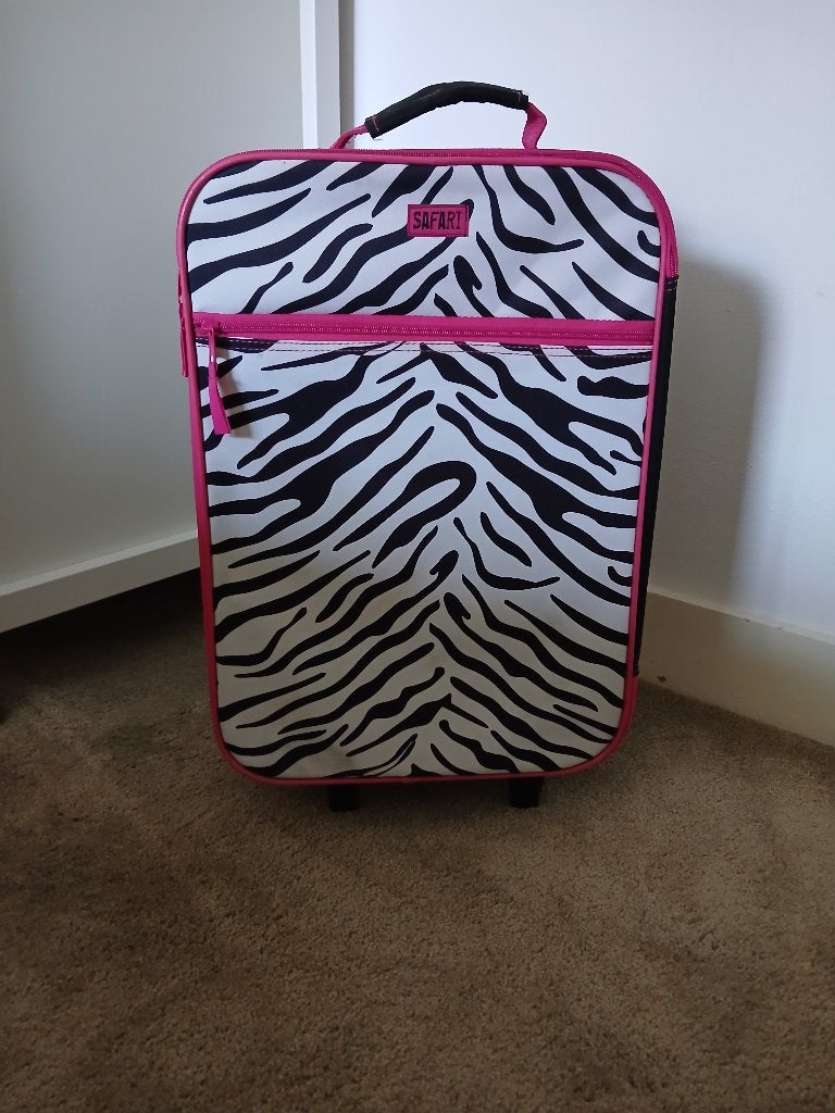 Koffer reiskoffer weekendtas Zebra, Ophalen, 40 tot 60 cm, Minder dan 35 cm, Zo goed als nieuw