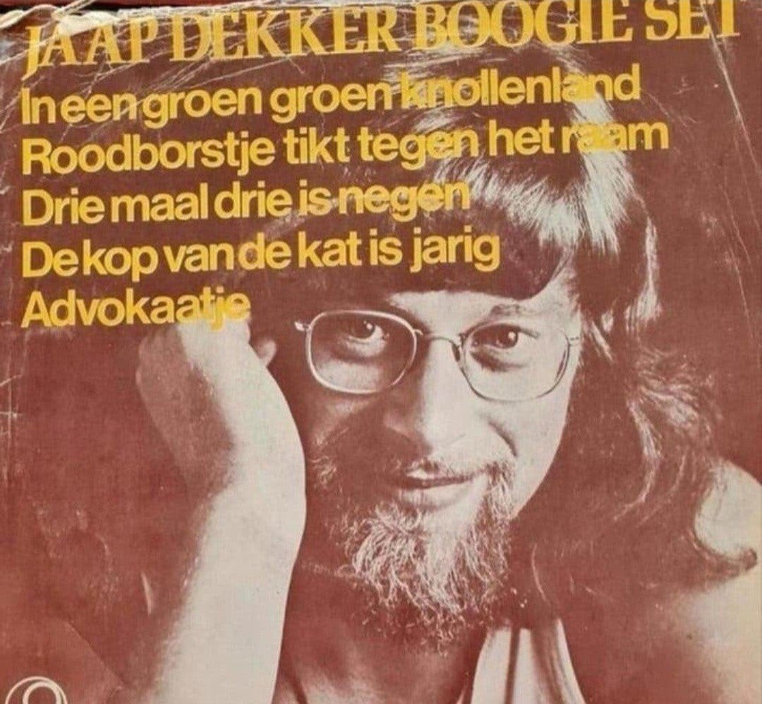 JAAP DEKKER BOOGIE SET  - 5 TRACKS ZIE HOES (HOES BESCHADIGD, Ophalen of Verzenden, Gebruikt