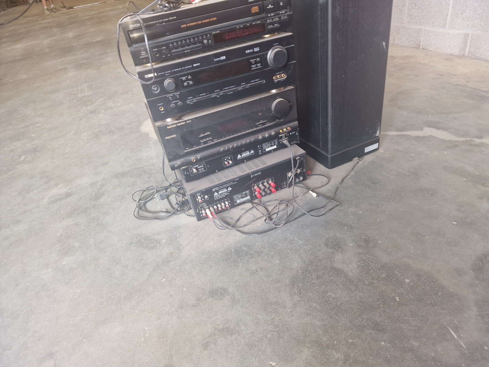 Geluid apparatuur: denon harmen cardon radio, 5  x cd, Overige merken, Gebruikt, Speakerset, Ophalen of Verzenden