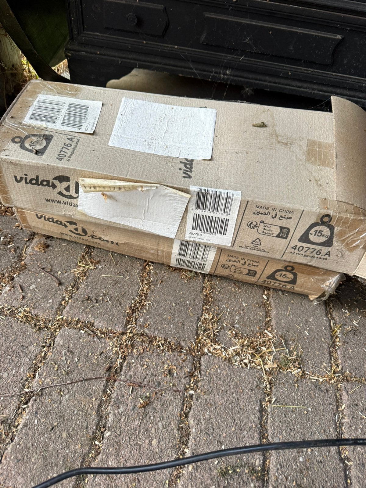 3x vidaXL tuinboog / rozenboog metaal, nieuw, Tuin en Terras, Ophalen, Nieuw