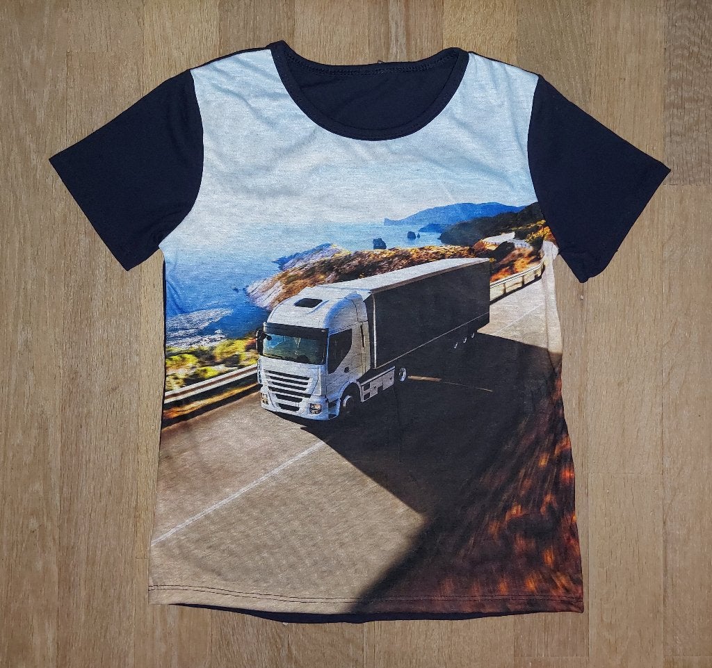 maat 92 vrachtwagen shirt NIEUW, ., Jongen of Meisje, Nieuw, Ophalen of Verzenden