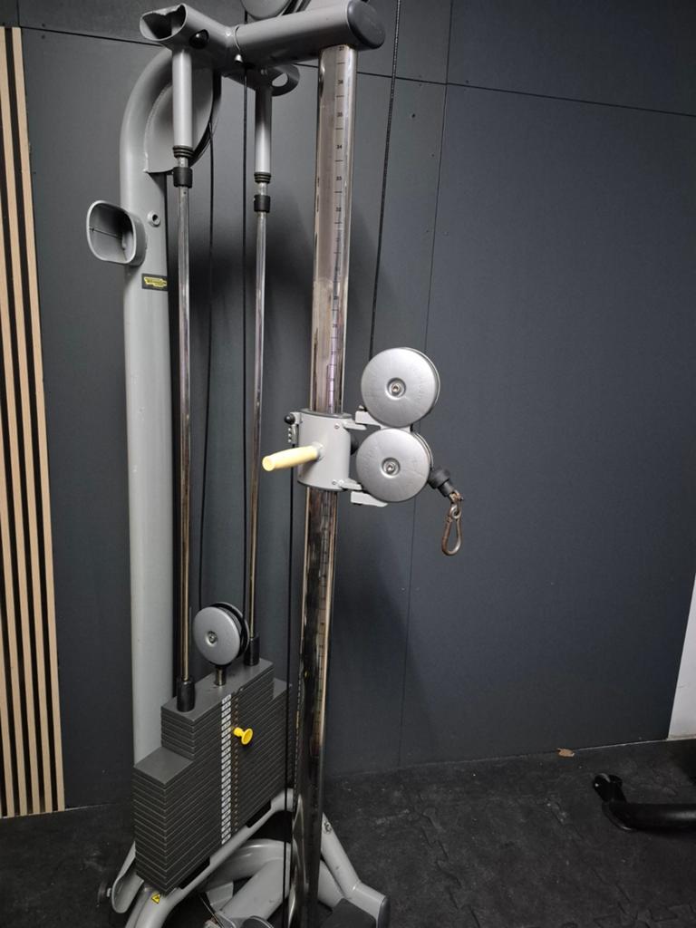 Technogym ercolina adjustable pulley met 50kg steekgewicht, Ophalen, Gebruikt, Overige typen
