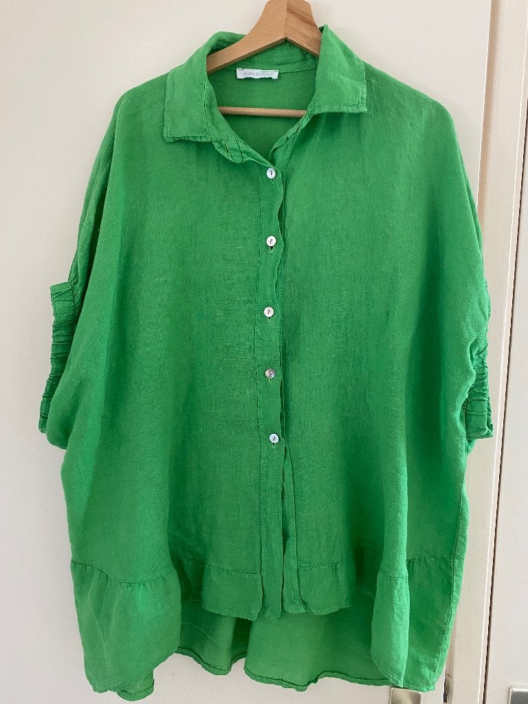 Blouse groen/lime maat xl, Kleding | Dames, Ophalen of Verzenden, Zo goed als nieuw, Maat 46/48 (XL) of groter, Groen