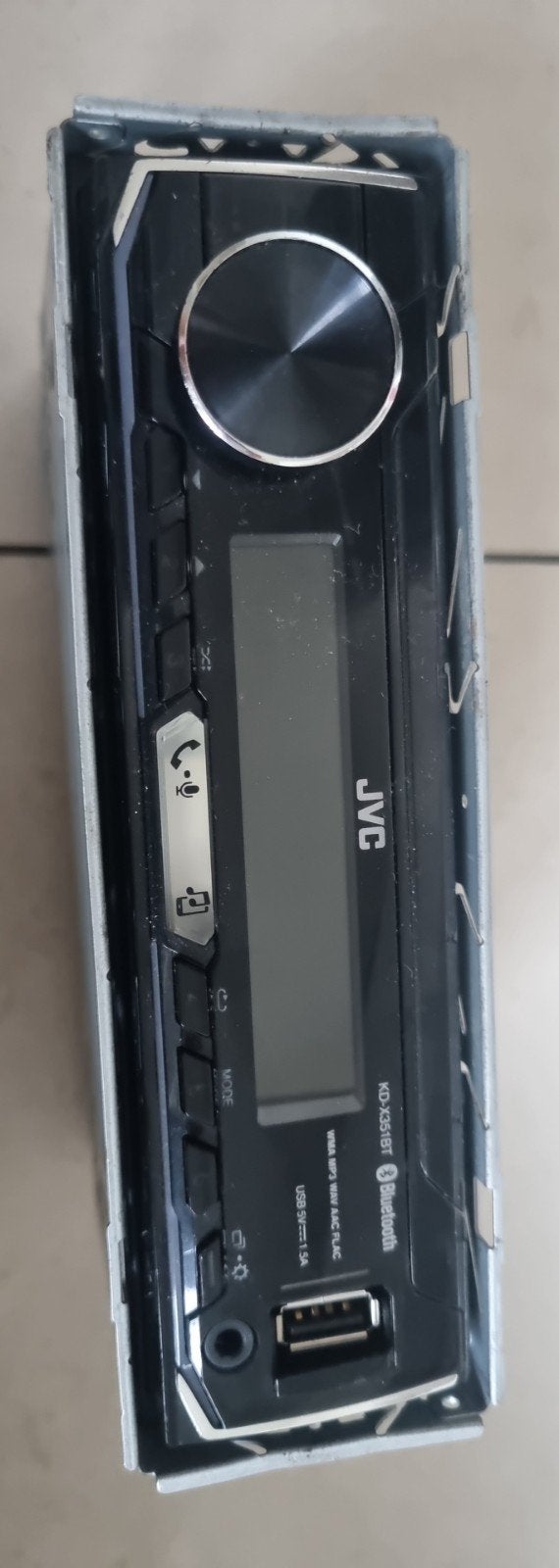 JVC KD-X351BT Autoradio - Bluetooth/USB, Ophalen, Gebruikt