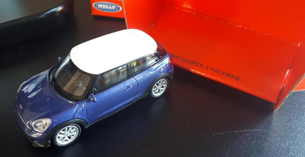 Welly 1:43 Nex Models - Mini Cooper S Paceman - blauw, Verzenden, Nieuw, Auto, Overige merken