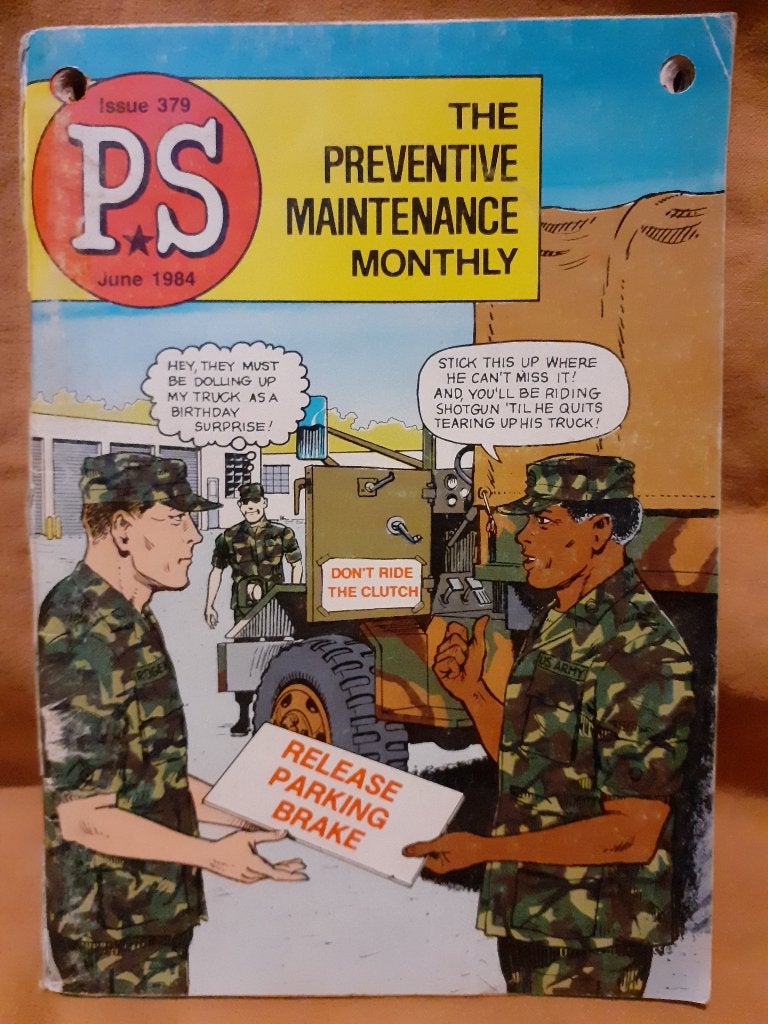 Preventive Maintenance Monthly june 1984, Ophalen of Verzenden, Landmacht, Nederland, Boek of Tijdschrift