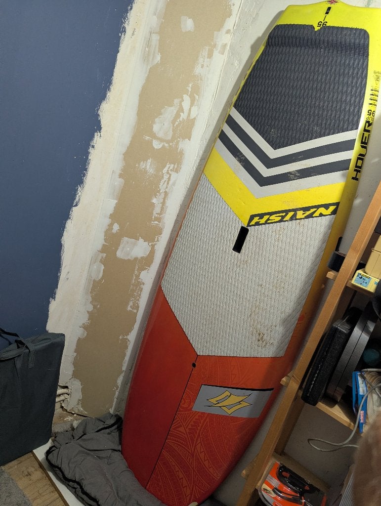 Naish Hover Sup 95L (wing) surf board, Ophalen, Gebruikt, Wingsurf-board