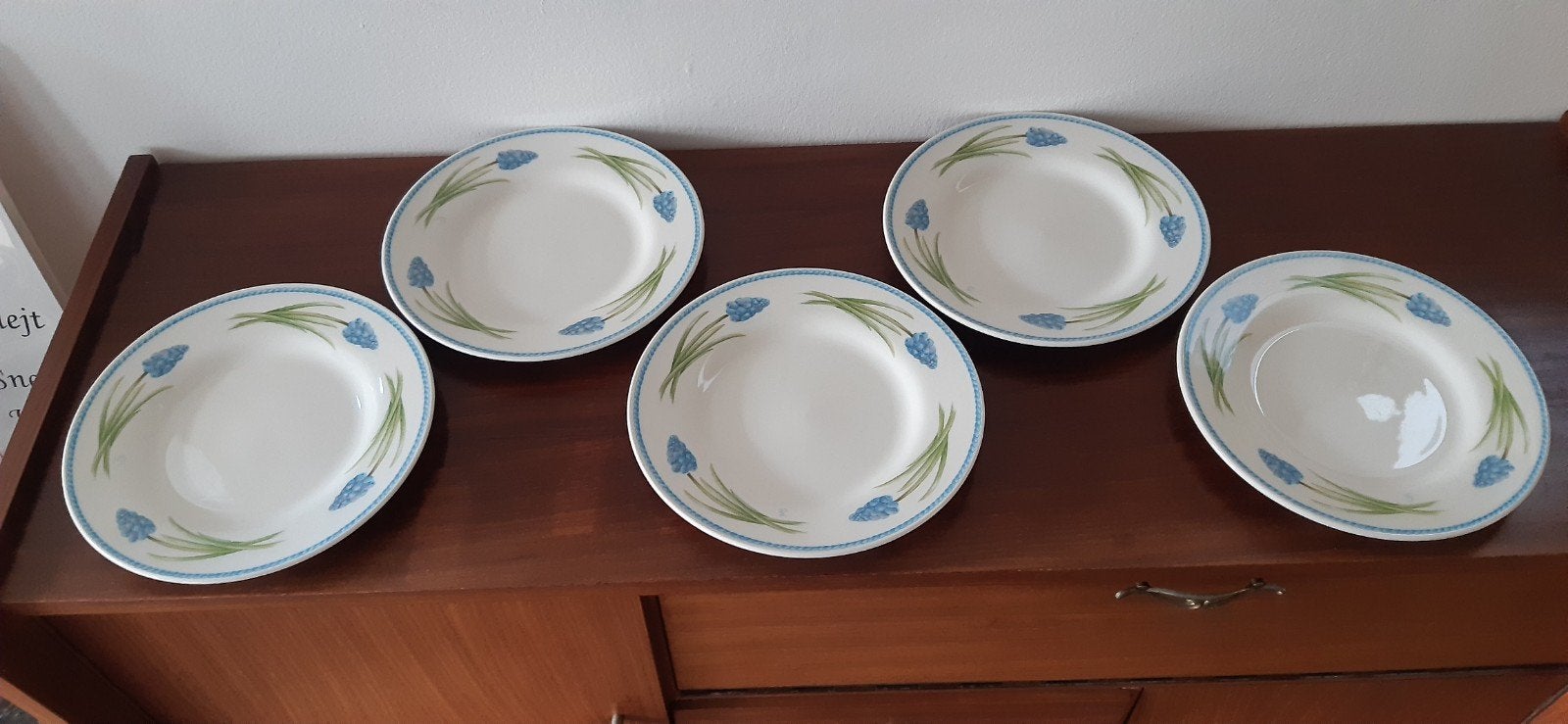 5 ontbijt bordjes., Ophalen, Porselein, Overige stijlen, Bord(en)