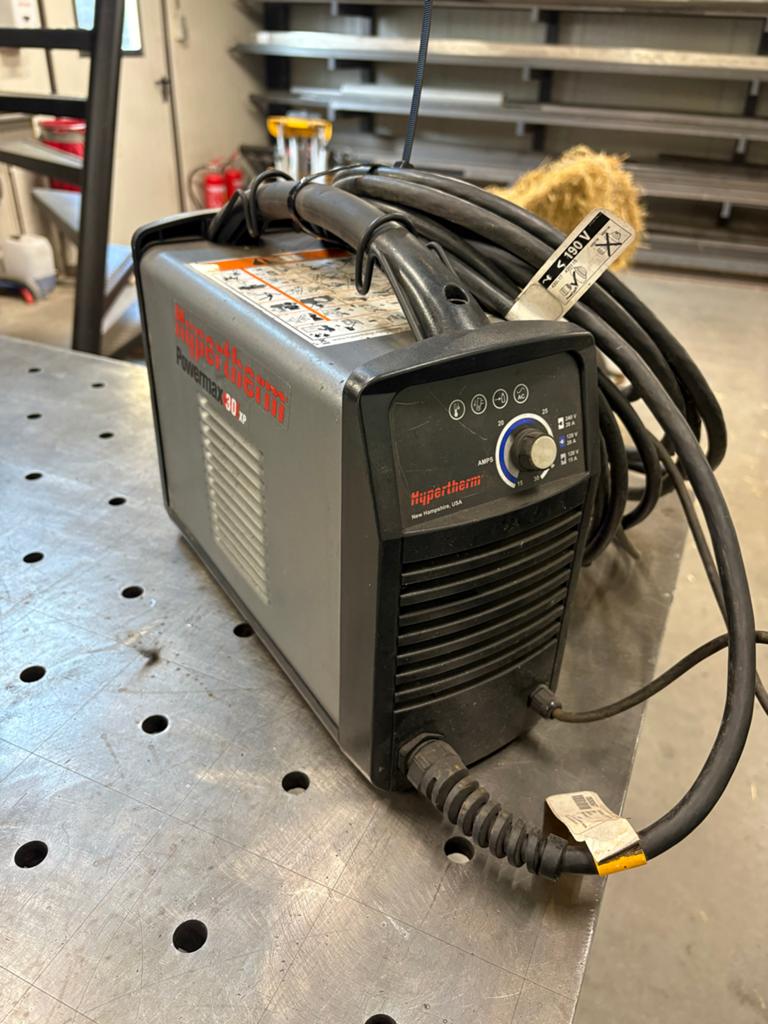 Hypertherm Powermax 30 XP Plasmasnijder, Doe-het-zelf en Verbouw, Gereedschap | Lasapparaten, Ophalen of Verzenden, Zo goed als nieuw
