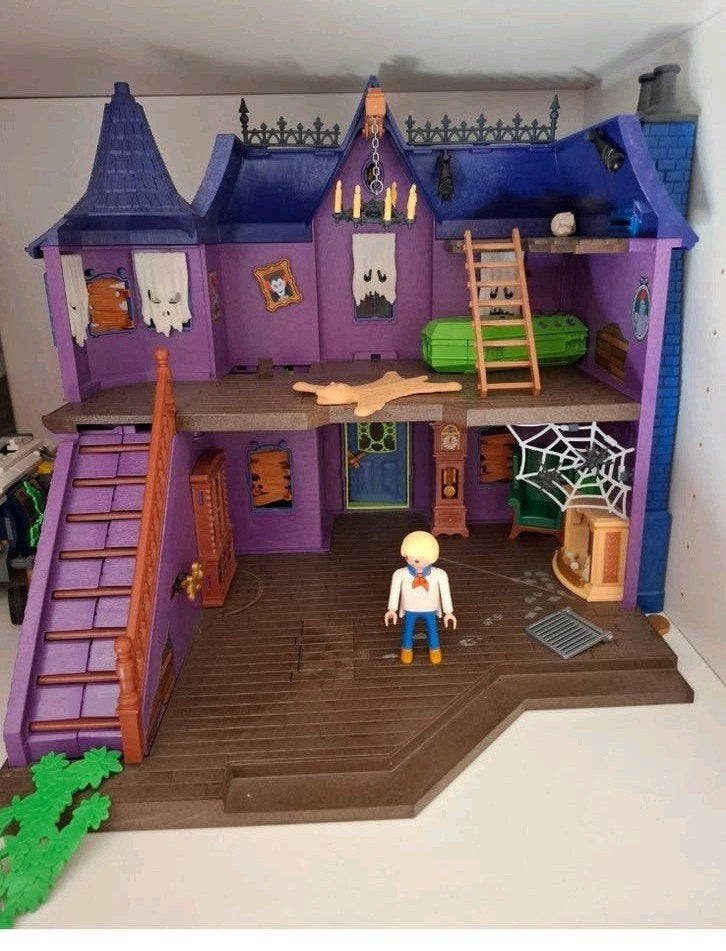 Playmobil Scooby-Doo! Mysterie Mansion (70361), Ophalen, Zo goed als nieuw, Overige series, Gebouw