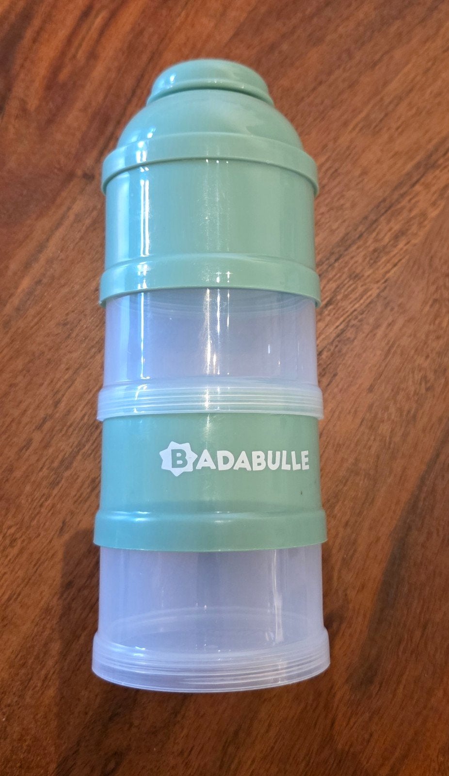 Badabulle Poedertoren/Bewaarbakje - Groen, Ophalen, Zo goed als nieuw, Bewaarbakje, Overige merken