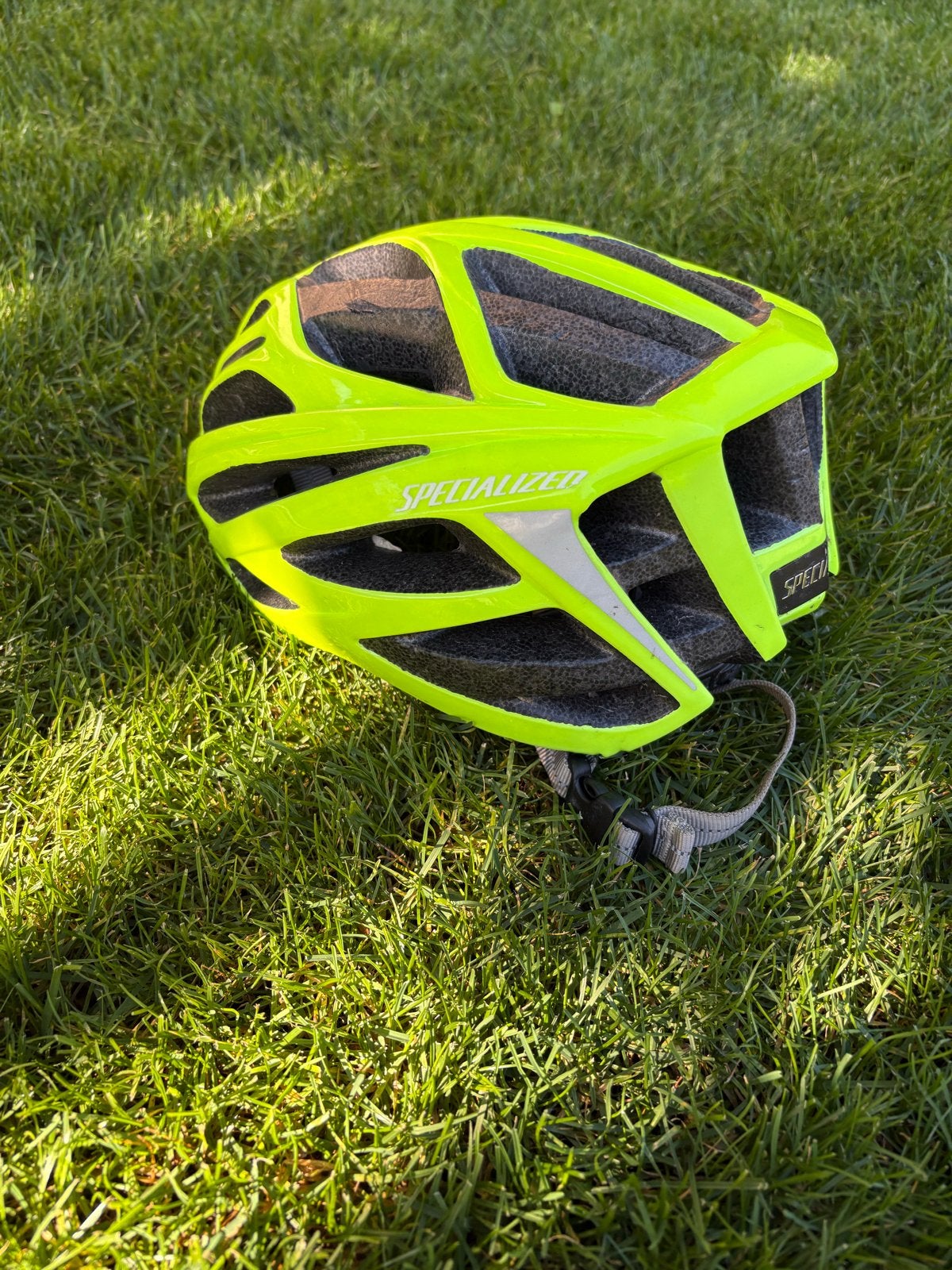 Specialized fietshelm - Neon Geel - Maat M, Ophalen of Verzenden, Gebruikt, M, Heer of Dame